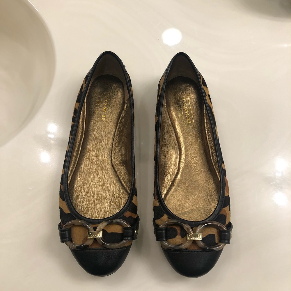 Coach flat shoes